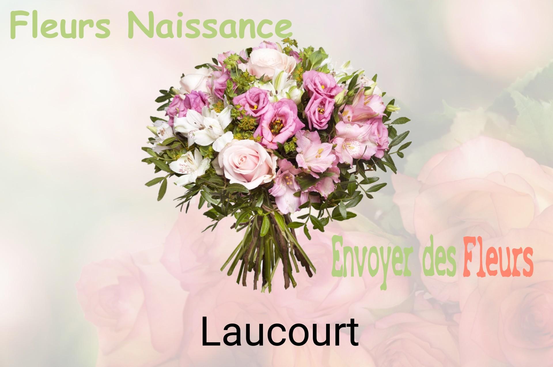 Bouquet de fleurs de naissance livré à Laucourt